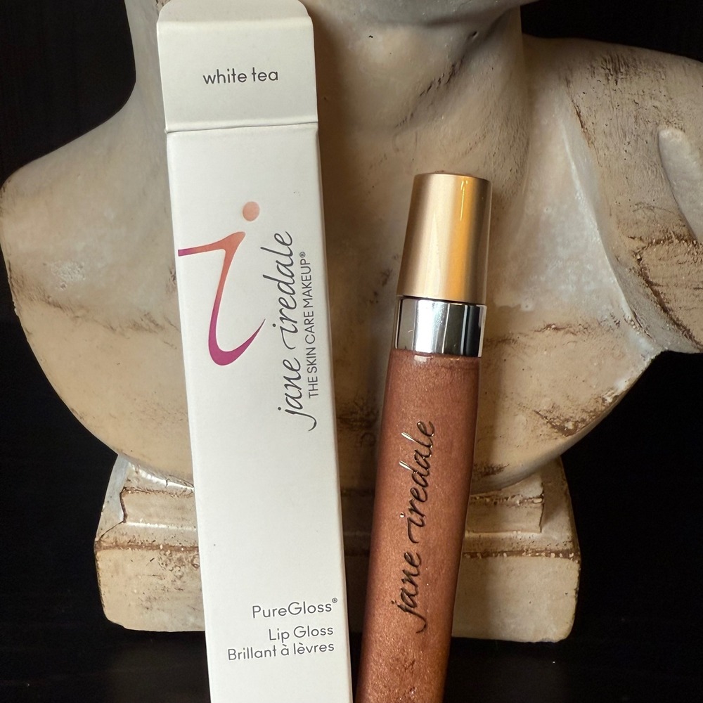 Jane Iredale PureGloss Lip Gloss White Tea Shimmer 7ml 0.23 fl oz New in Box